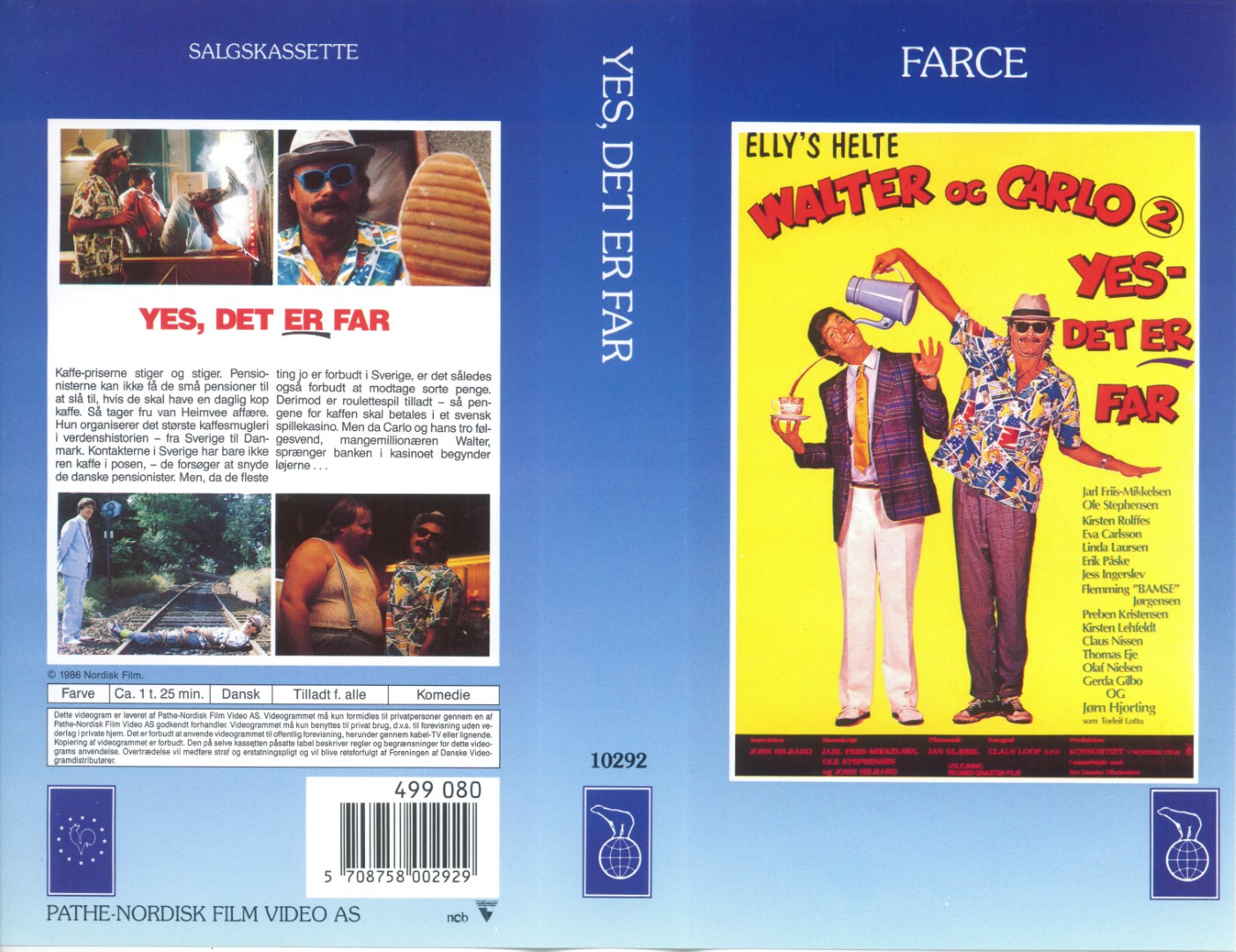 Walter og Carlo (2) - Yes, det er far  VHS Nordisk Film 1986