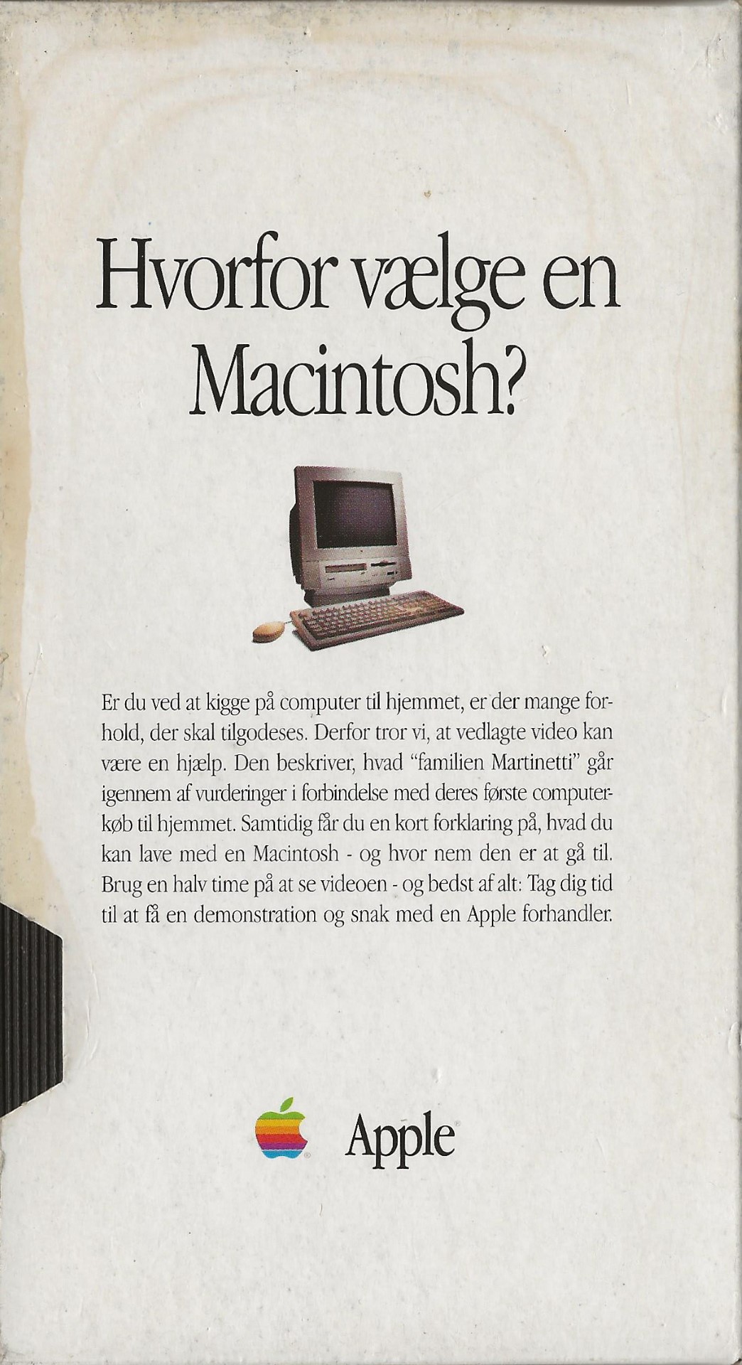 Macintosh Performa - Promovideo  VHS Apple 1995