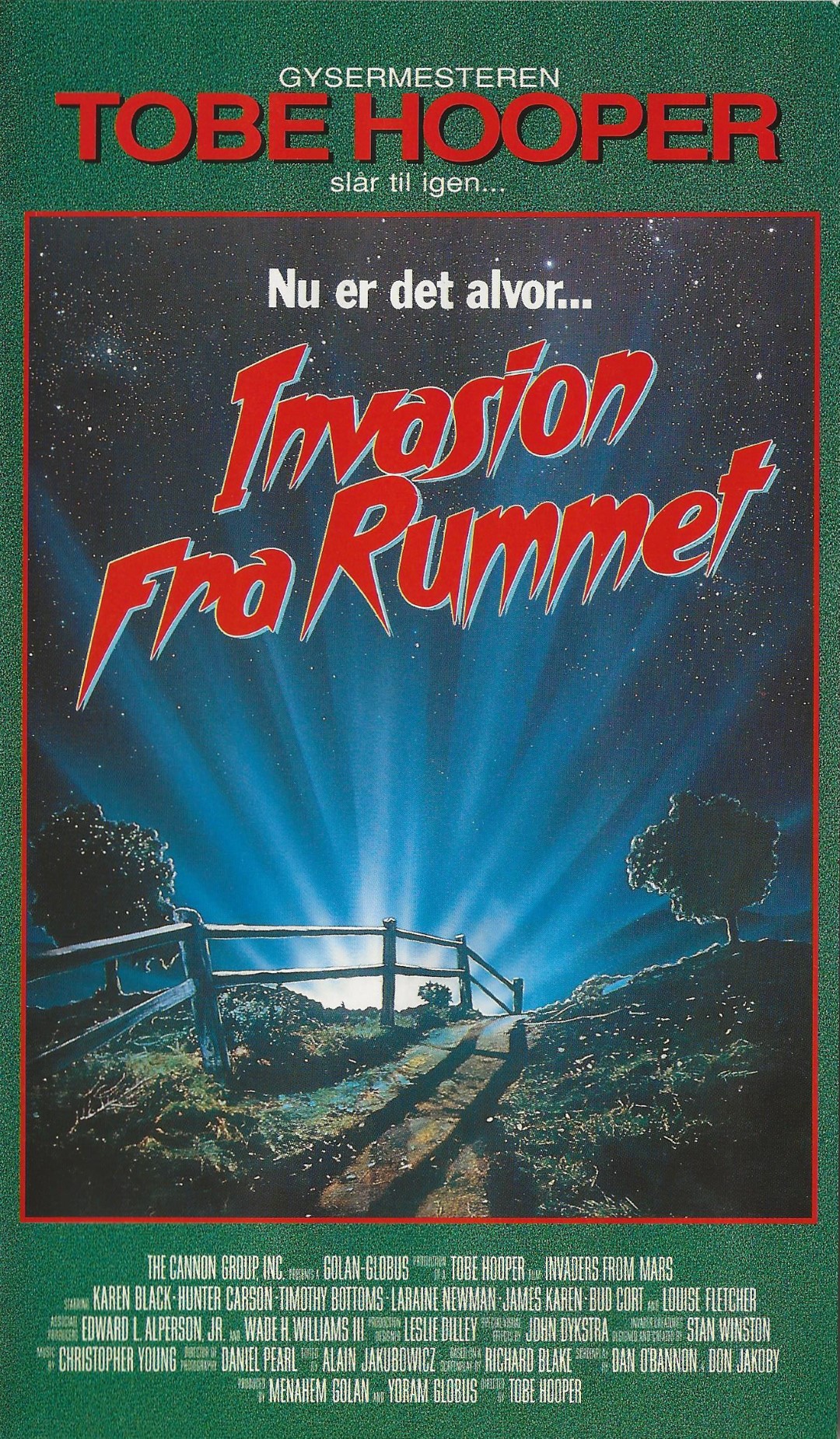 Invasion fra rummet <p>Org.titel: Invaders From Mars</p> VHS Kavan, Scanbox 1986