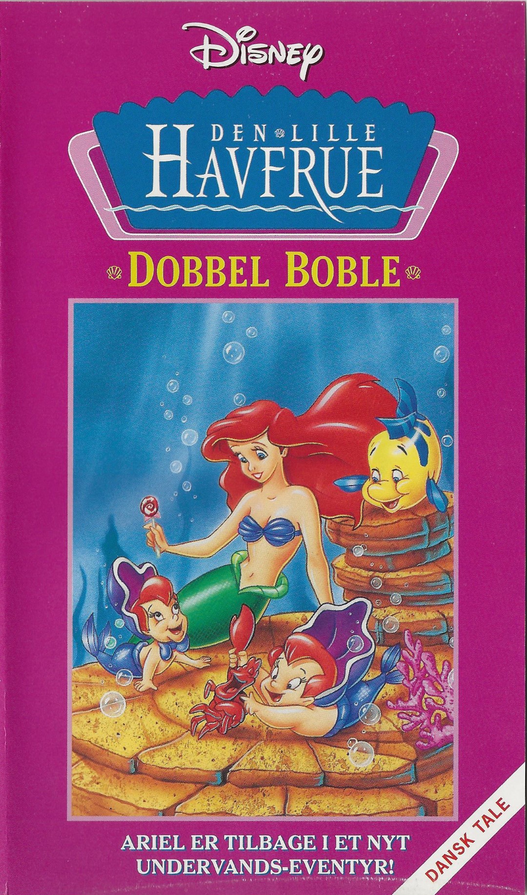 Den lille Havfrue: Dobbel boble <p>Org.titel: The Little Mermaid: Double Bubble</p> VHS Disney 1992