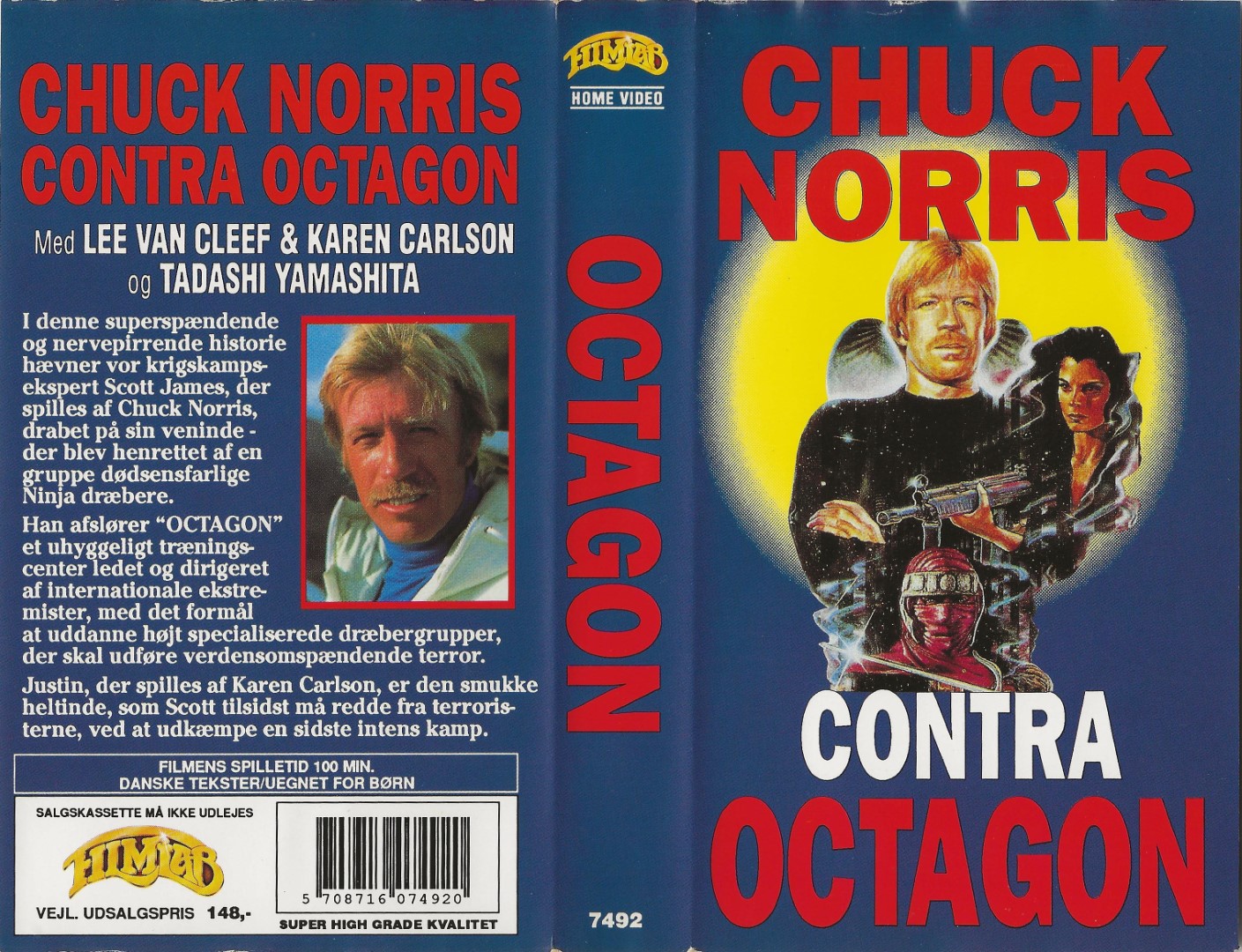 Mænd uden nåde <p>Org.titel: Octagon</p> VHS Filmlab 1980