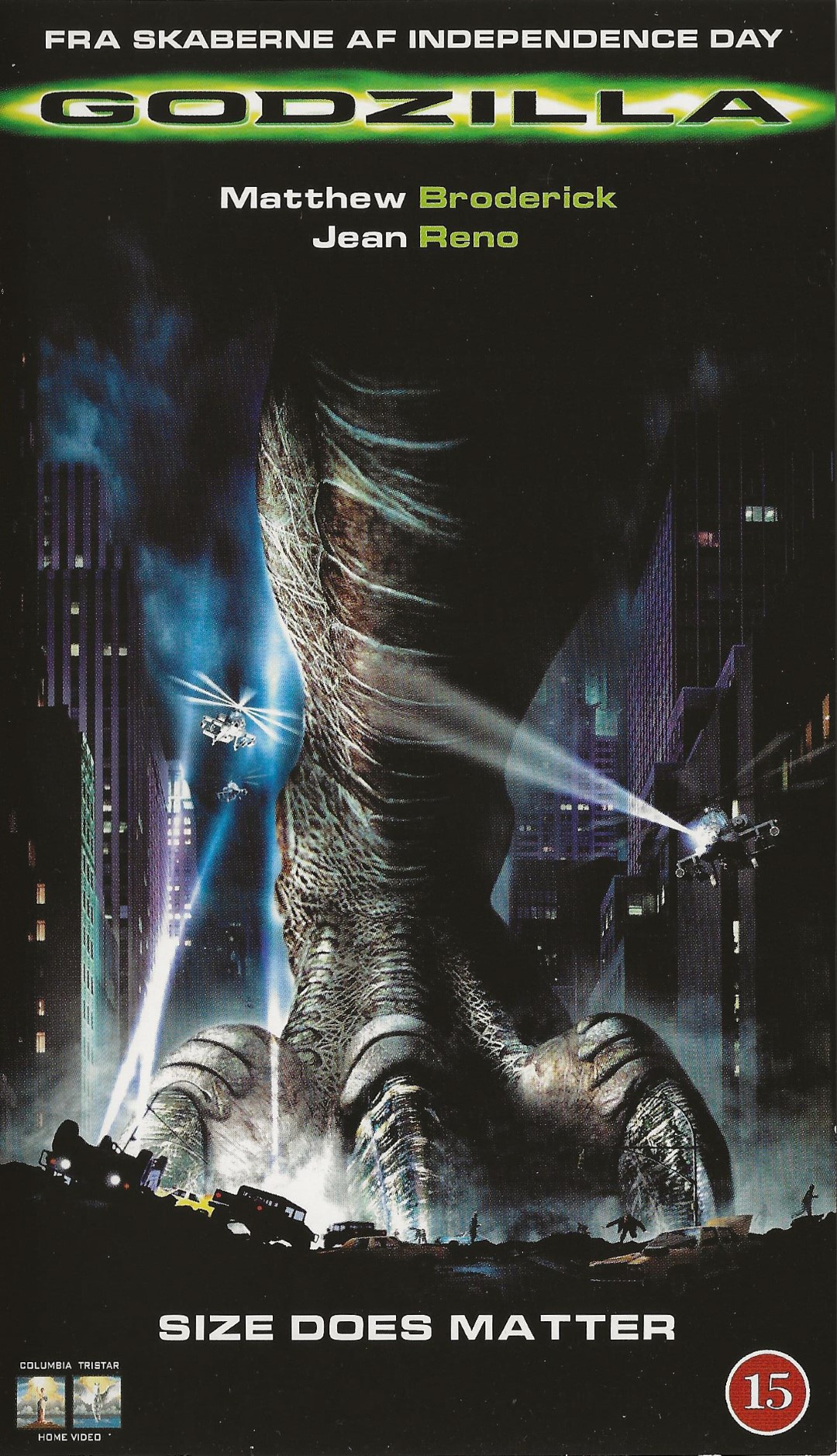 Godzilla  VHS Columbia TriStar Home Video 1998