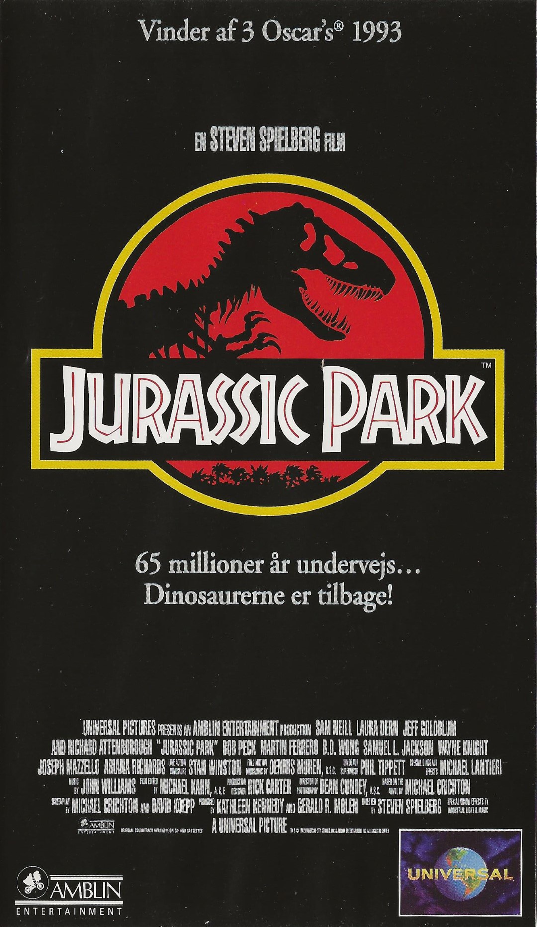Jurassic Park  VHS CIC Video 1992