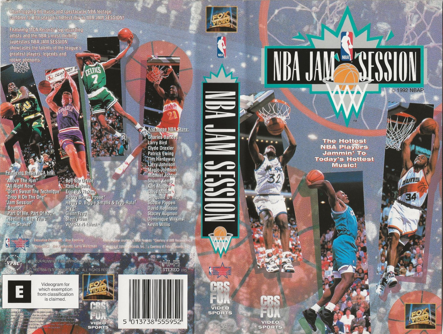 NBA JAM SESSION  VHS FOX Video 1993