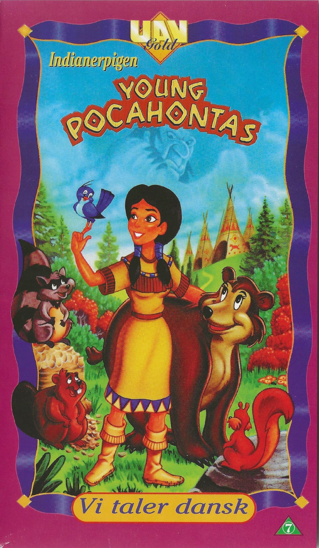 Indianerpigen Young Pocahontas <p>Org.titel: Young Pocahontas</p> VHS UAV 1997