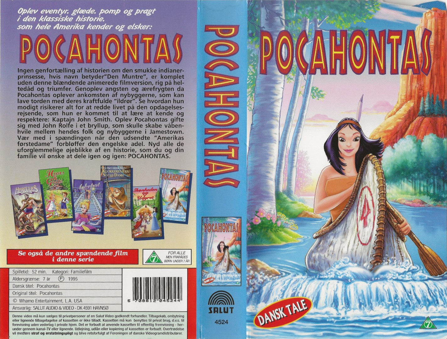Pocahontas  VHS Salut 1995