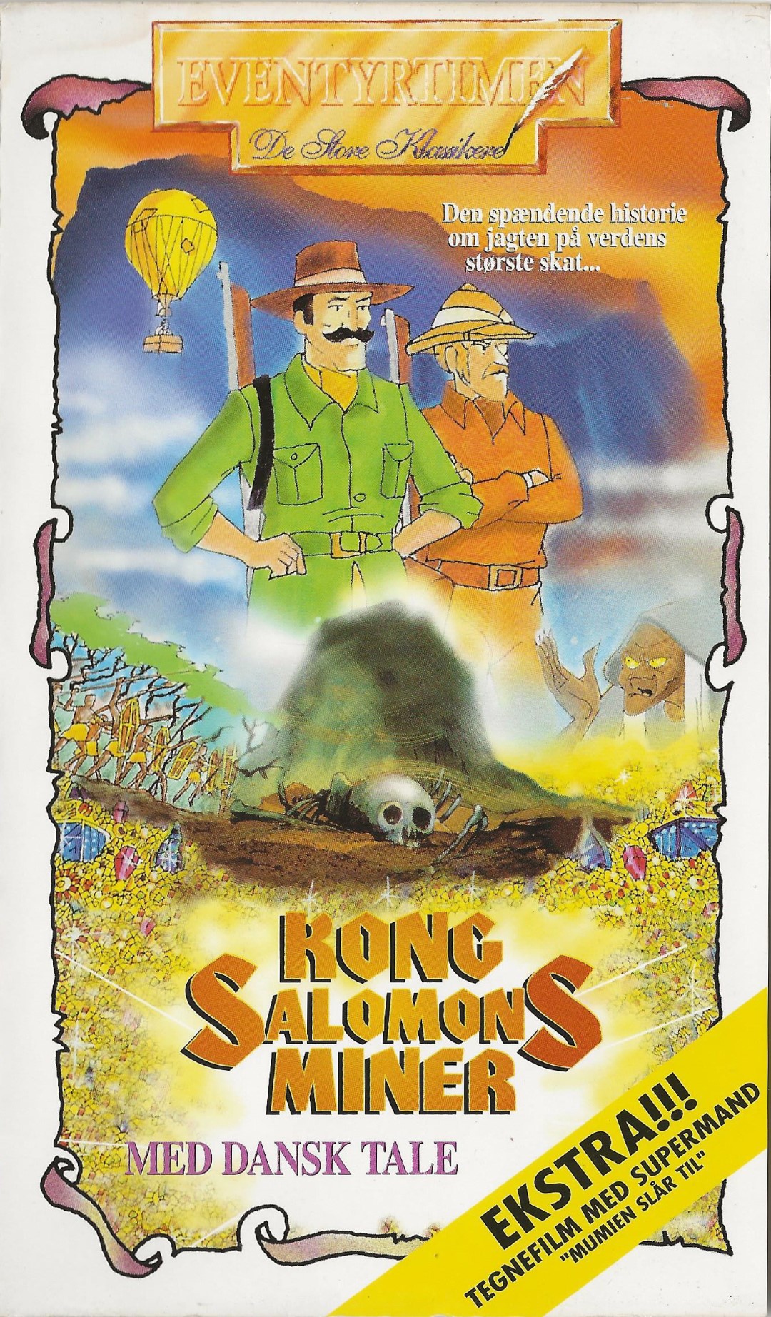 Kong Salomons miner <p>Org.titel: King Salomons Mines</p> VHS Kavan 1986