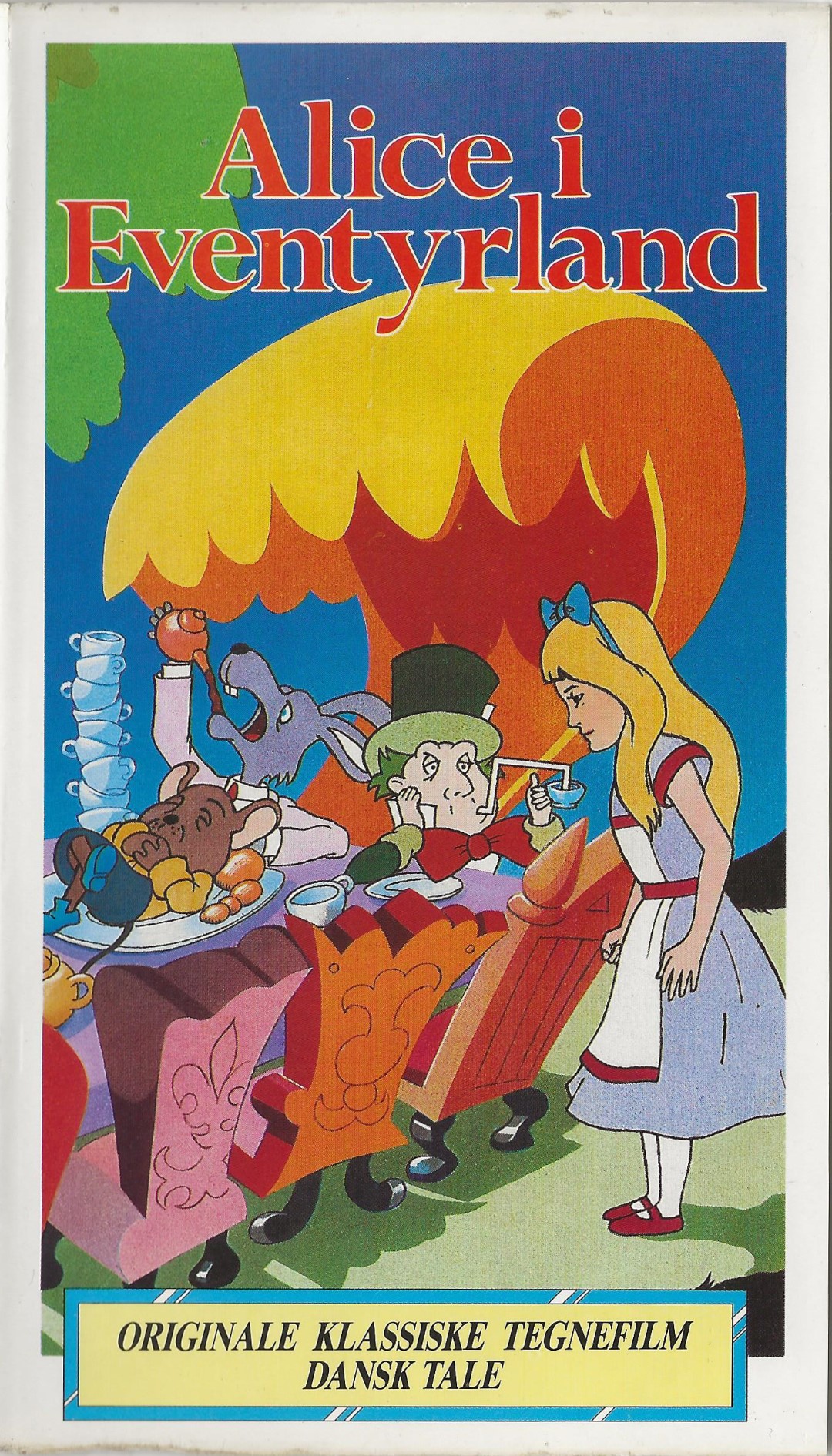 Alice i Eventyrland <p>Org.titel: Alice in Wonderland</p> VHS Elap Video 1990