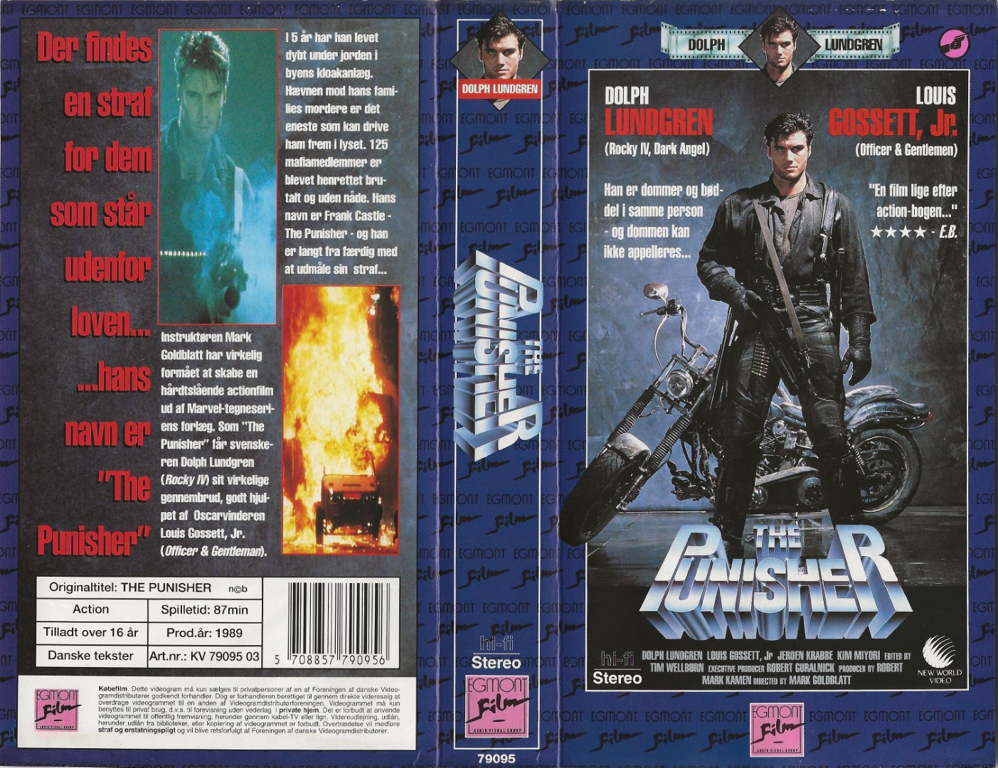 The Punisher  VHS Egmont Film 1987