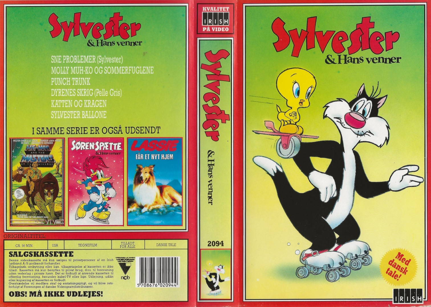 Sylvester & hans venner  VHS Irish 0