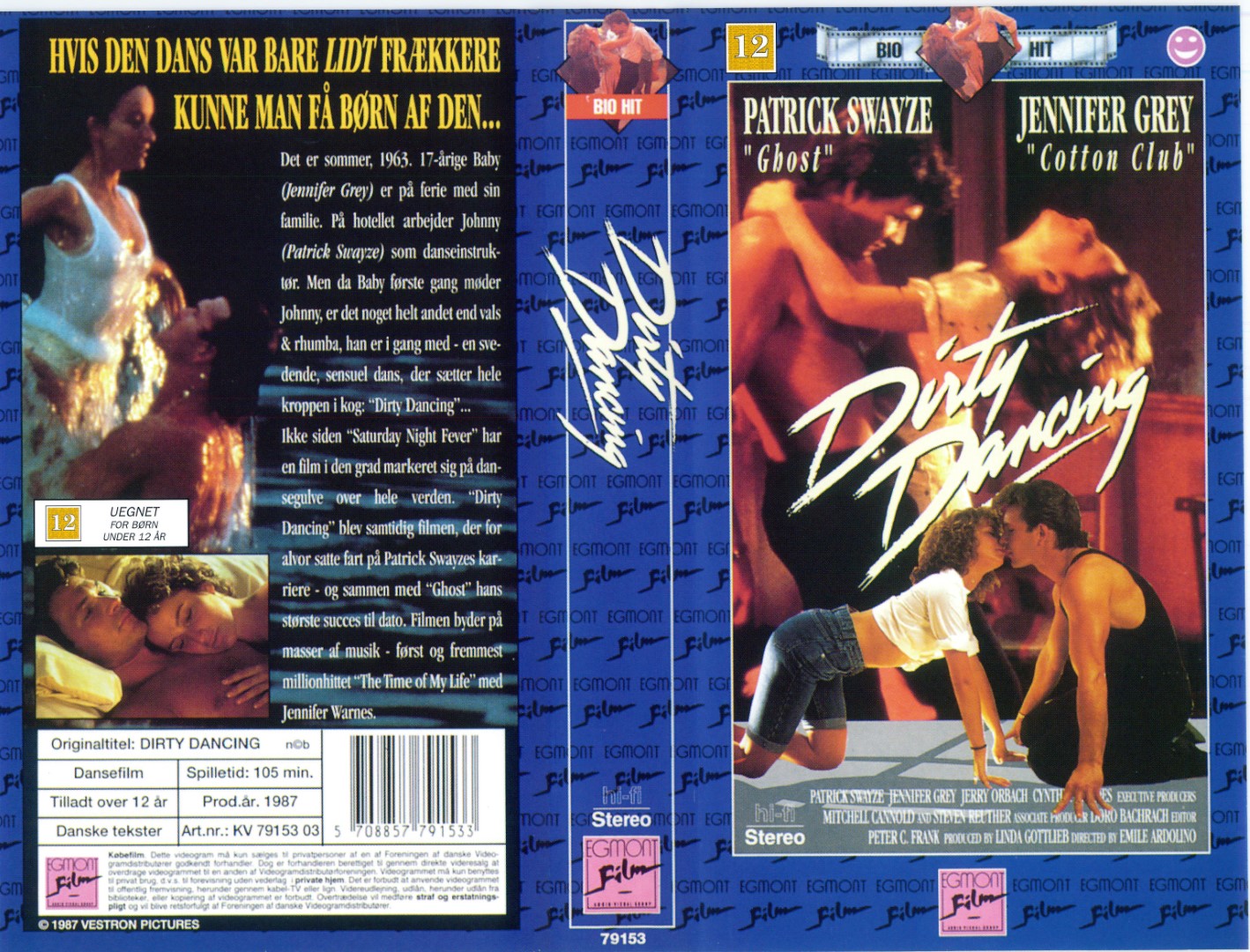 Dirty Dancing  VHS Egmont Film 1987