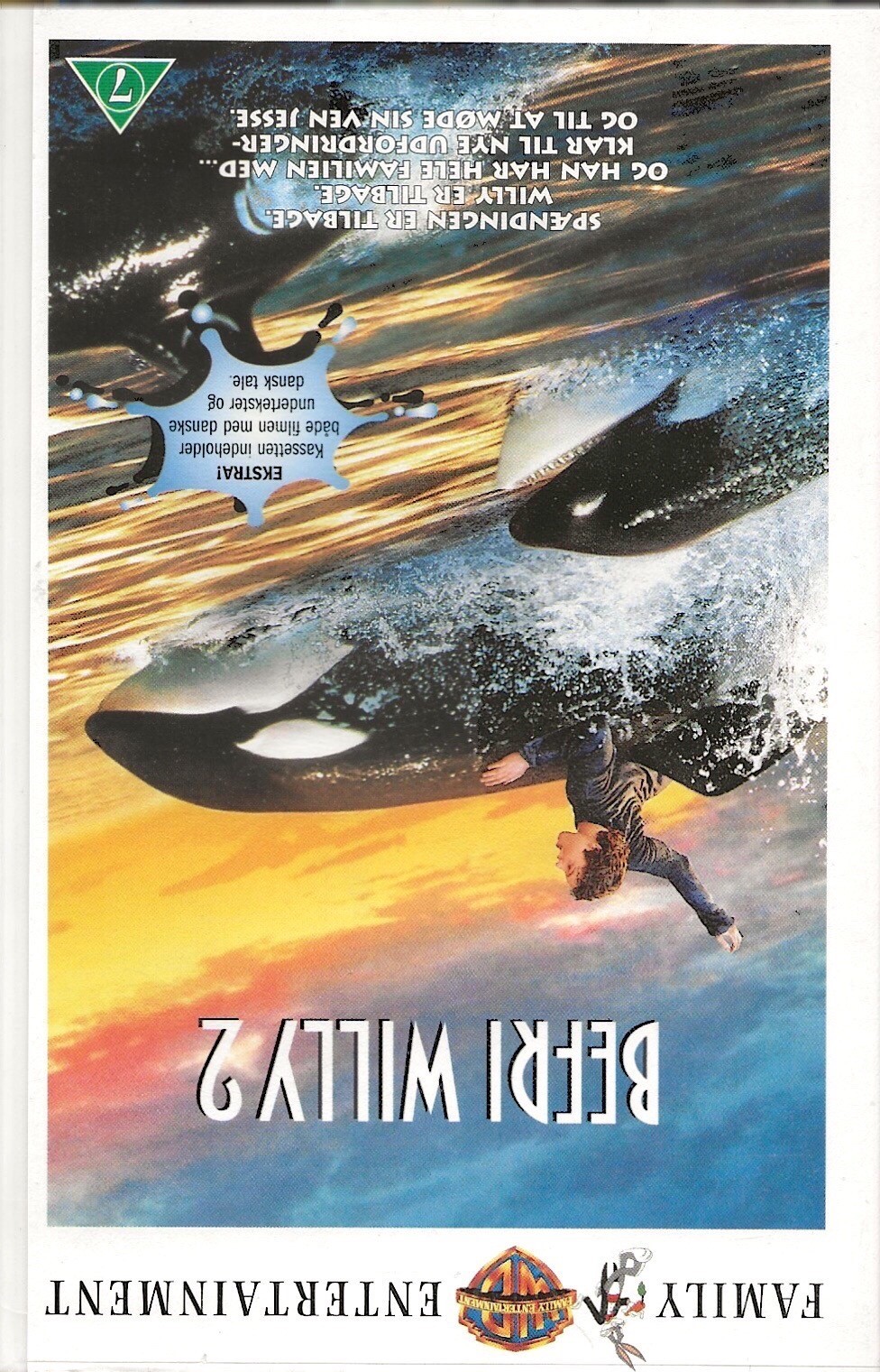 Befri Willy 2 <p>Org.titel: Free Willy 2: The Adventure Home</p> VHS Warner Bros. 1995