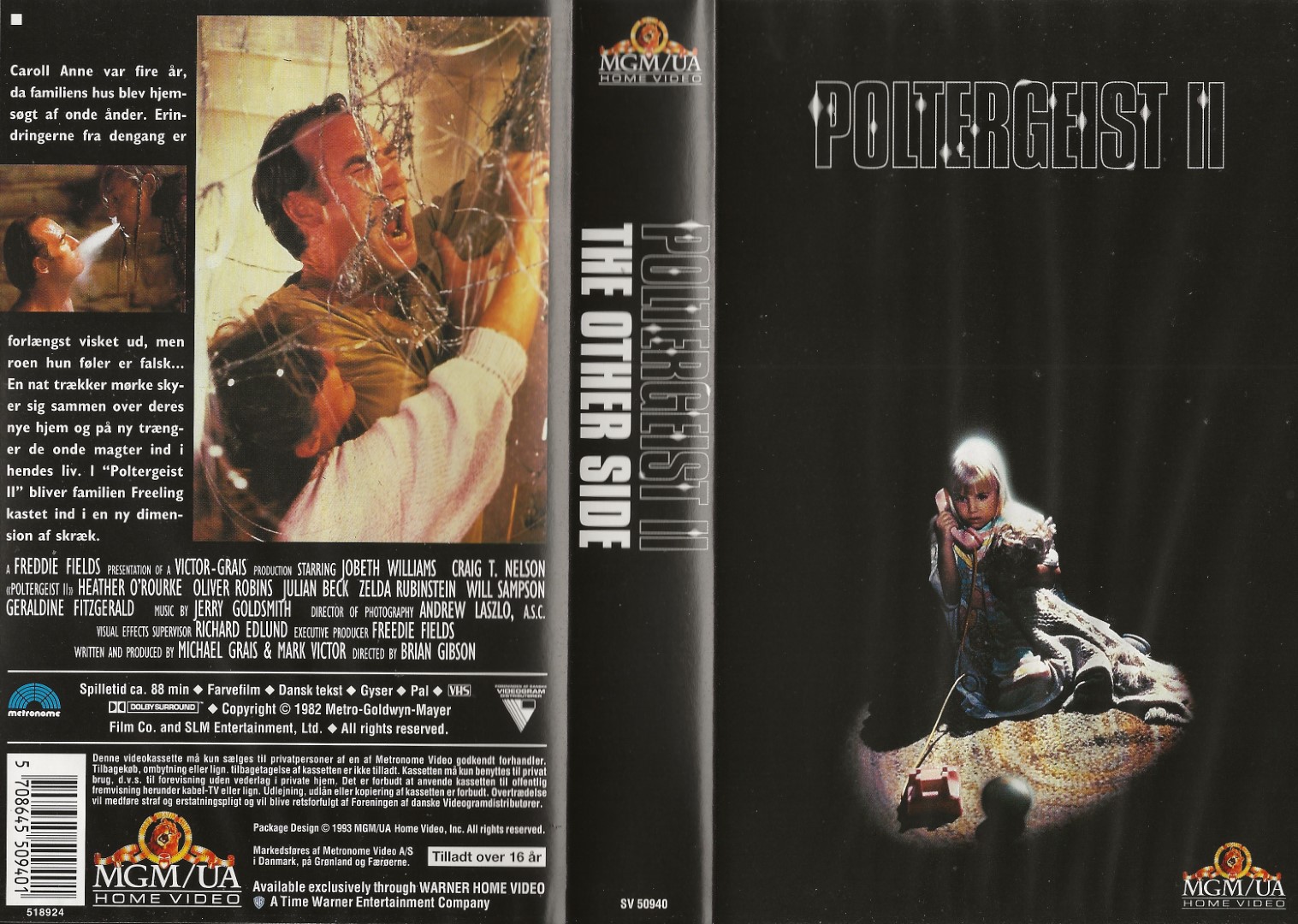 Poltergeist II: The Other Side  VHS MGM/UA Home Video 1986