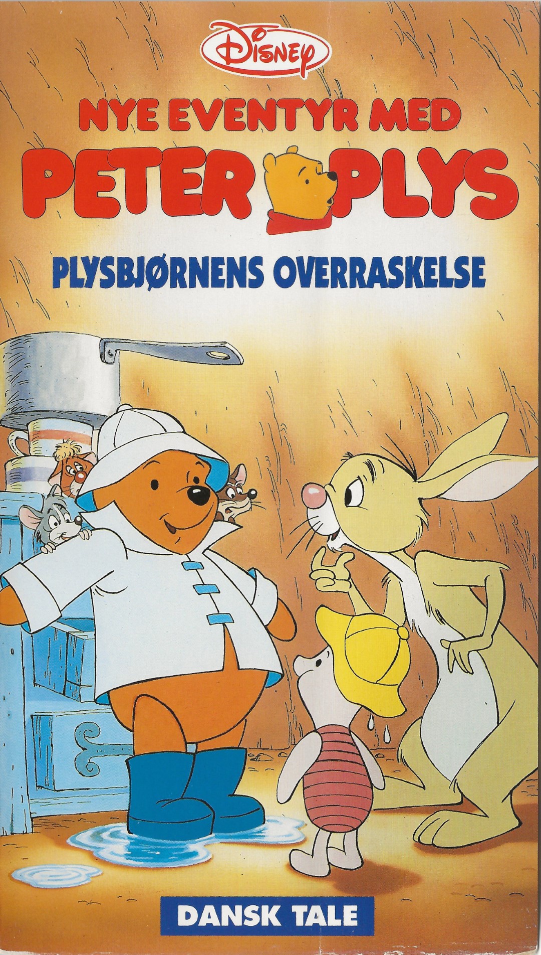 Nye eventyr med Peter Plys - Plysbjørnens overraskelse <p>Org.titel: Pooh Bear's Big Surprise</p> VHS Disney, Egmont Film 1991