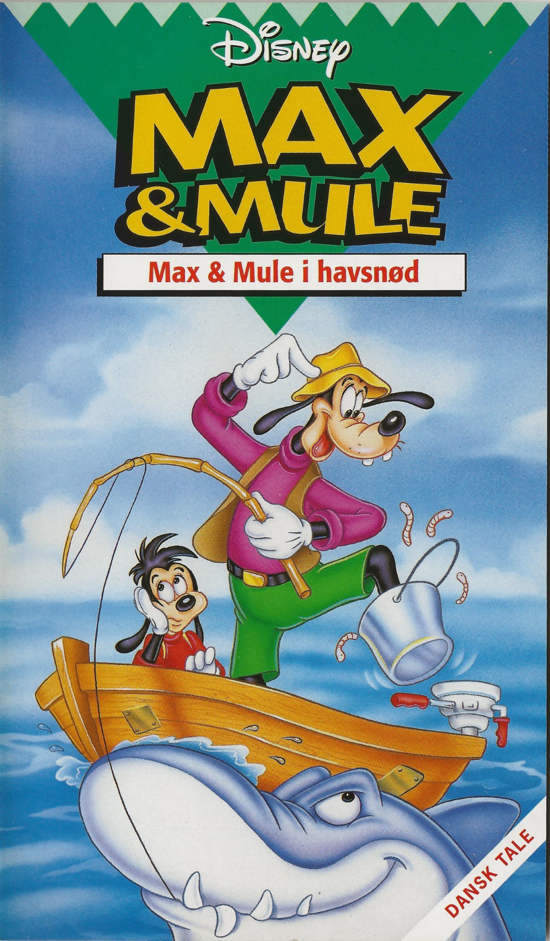 Max & Mule - Max & Mule i havsnød <p>Org.titel: Goof Troop - Trouble Afloat</p> VHS Disney 1993