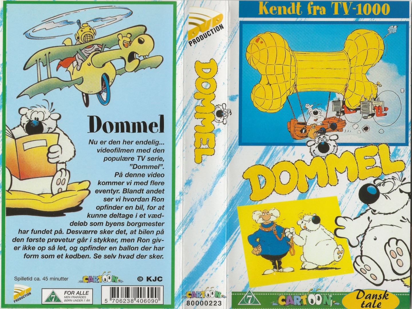 Dommel <p>Org.titel: Wowser / Cubitus</p> VHS DVD - Dansk Video Distribution A/S 1990