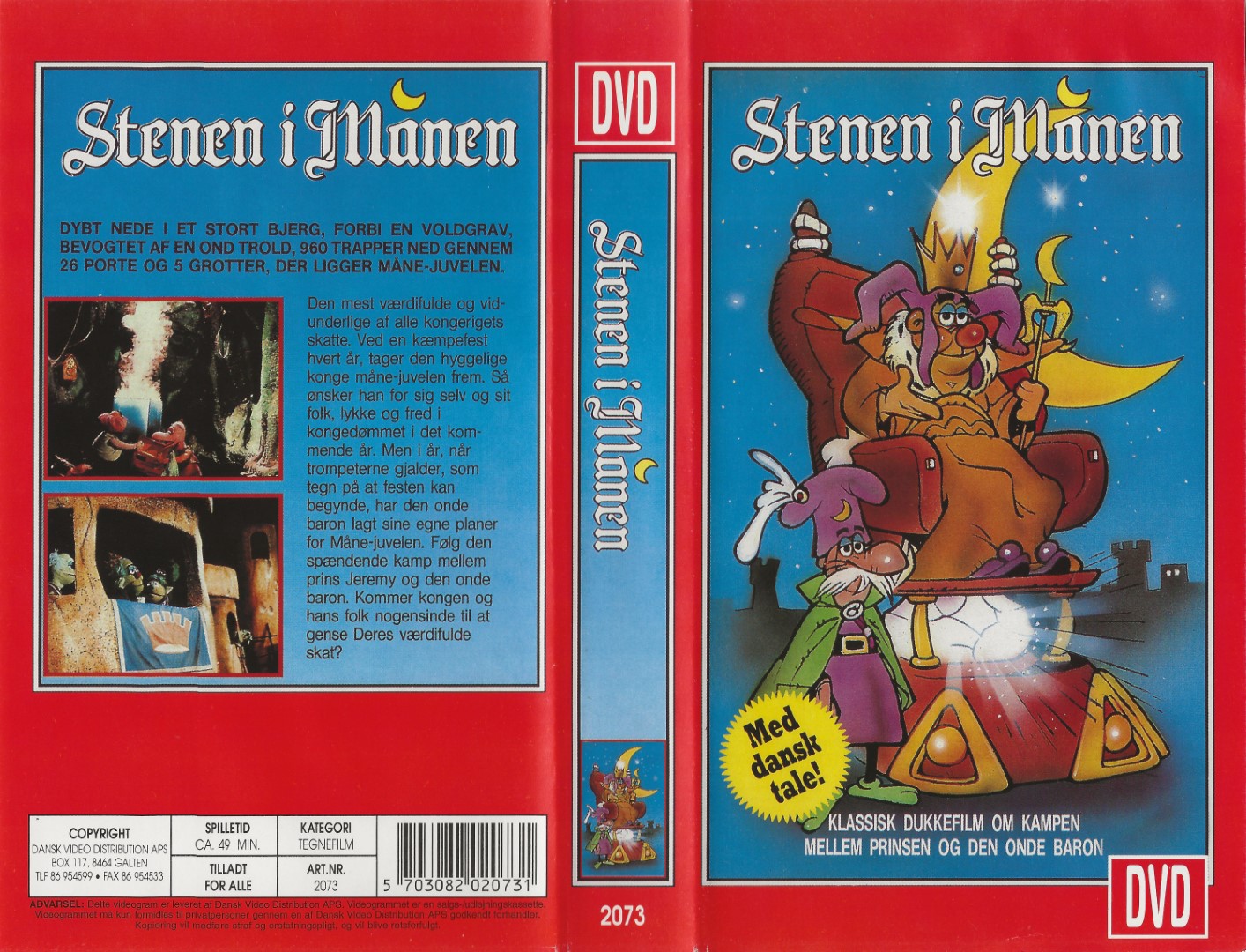 Stenen i månen <p>Org.titel: The Moonstone Gem</p> VHS DVD - Dansk Video Distribution A/S 0