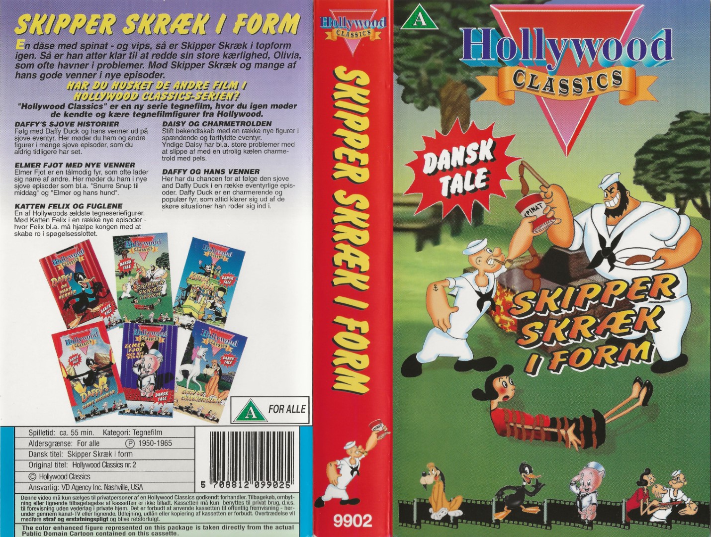 Skipper Skræk i form <p>Org.titel: Hollywood Classics nr. 2</p> VHS Hollywood Classics 0