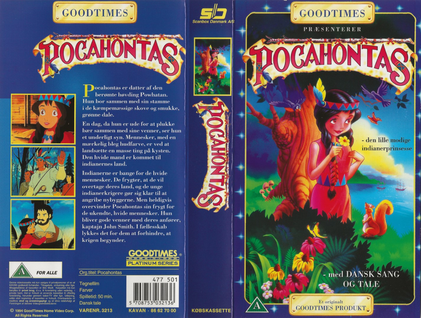 Pocahontas  VHS Kavan 1994