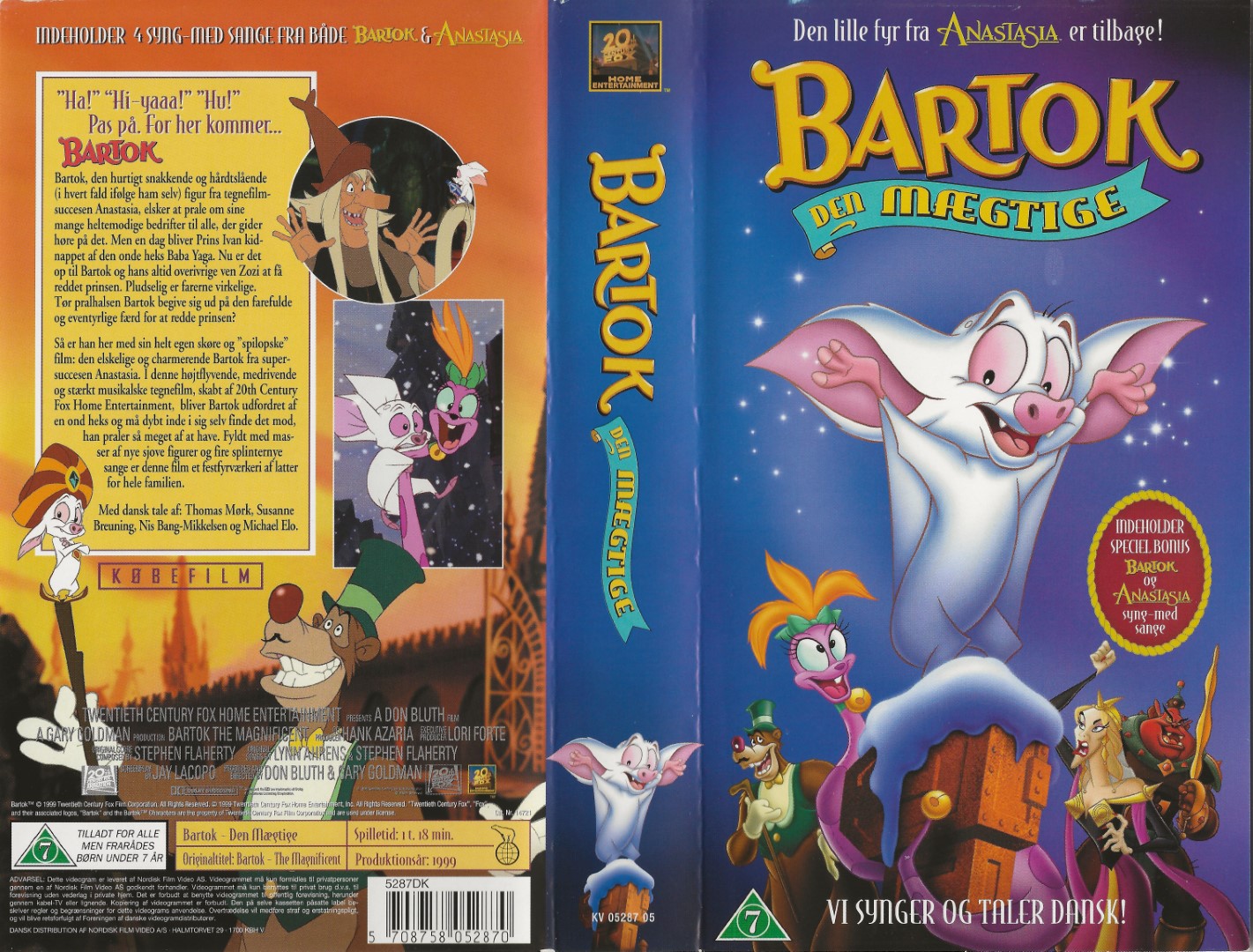 Bartok - den mægtige <p>Org.titel: Bartok the Magnificent</p> VHS 20th Century Fox, Nordisk Film 1999