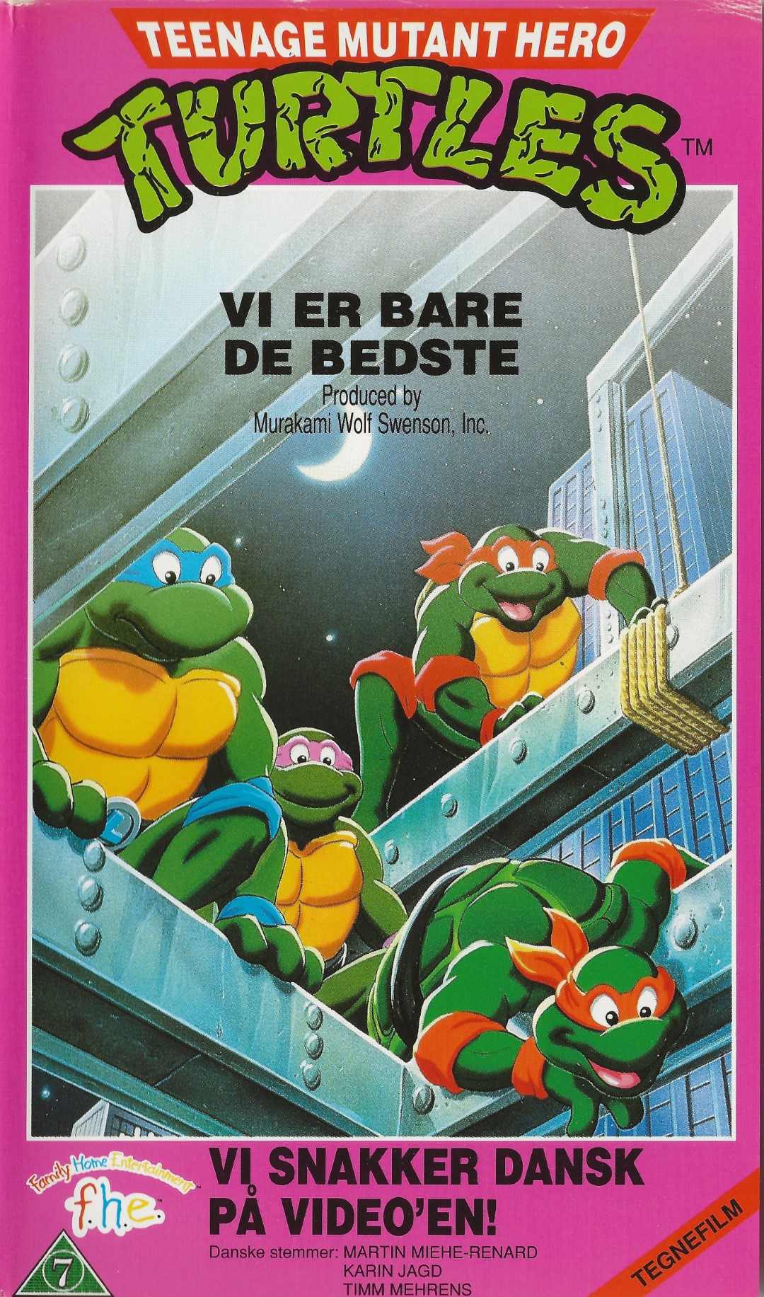 Teenage Mutant Hero Turtles 10 - Vi er bare de bedste! <p>Org.titel: Take Me To You Leader / Splinter No More</p> VHS K.E. Media 1991