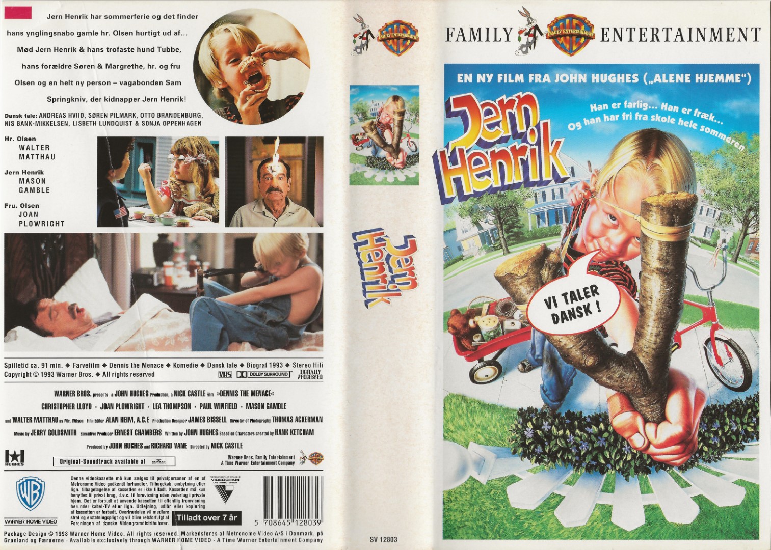 Jern-Henrik <p>Org.titel: Dennis the Menace</p> VHS Warner Bros. 1993