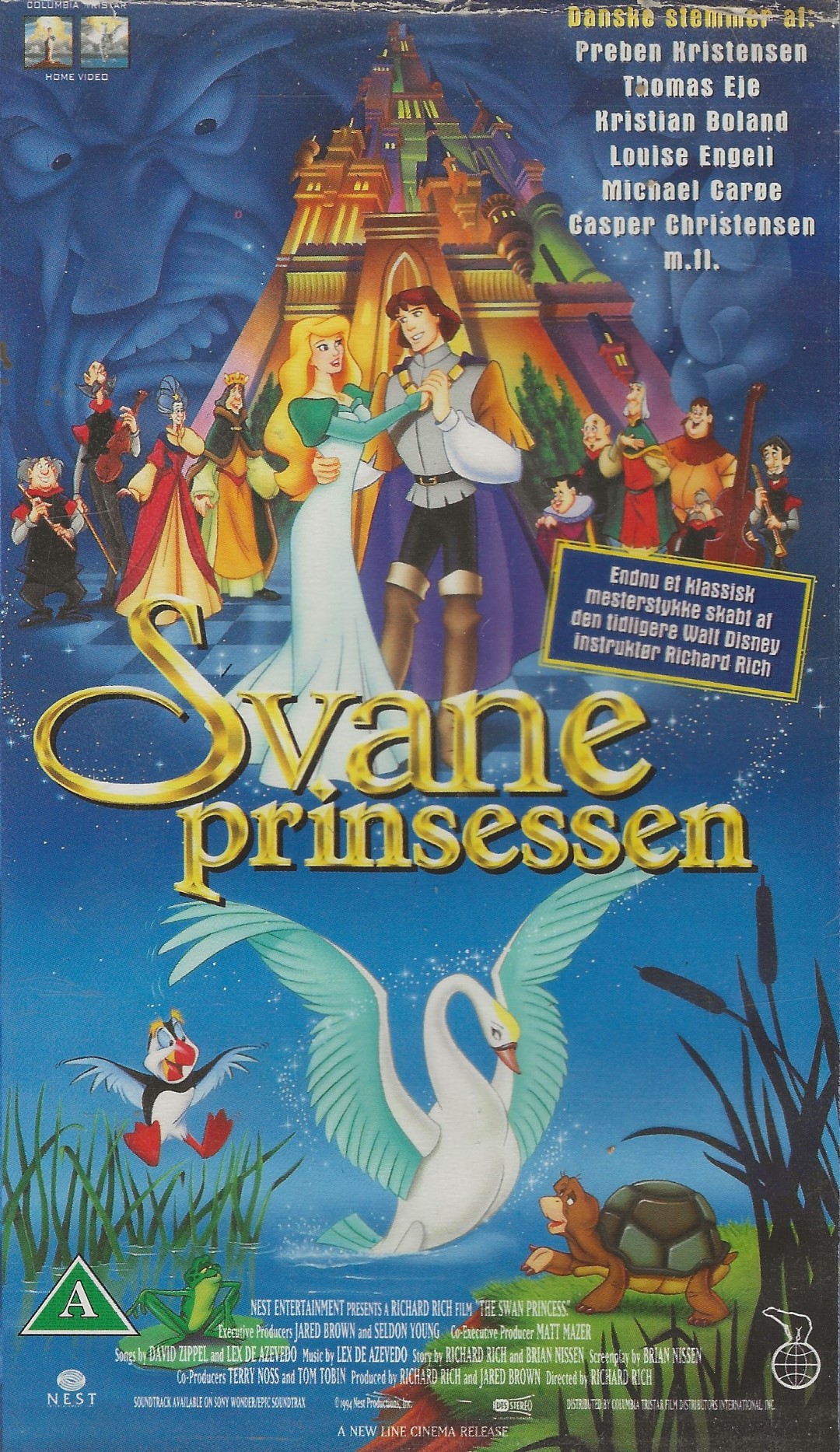 Svaneprinsessen <p>Org.titel: Swan Princess</p> VHS Nordisk Film 1994