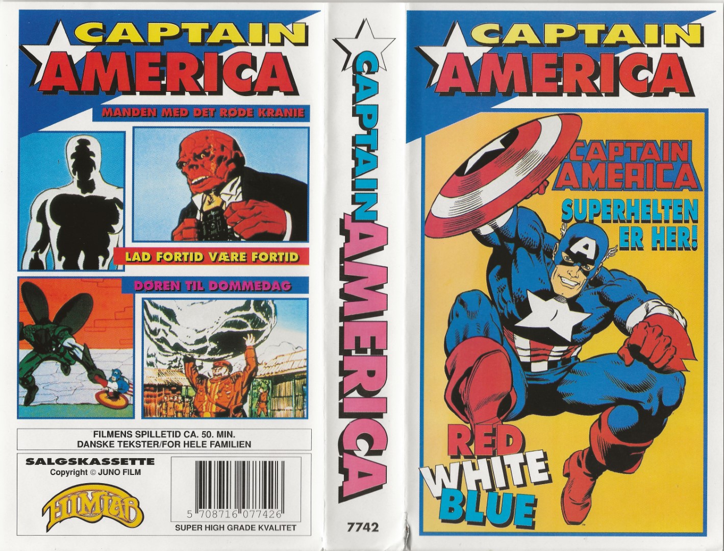 Captain America - Superhelten er her!  VHS Filmlab 0