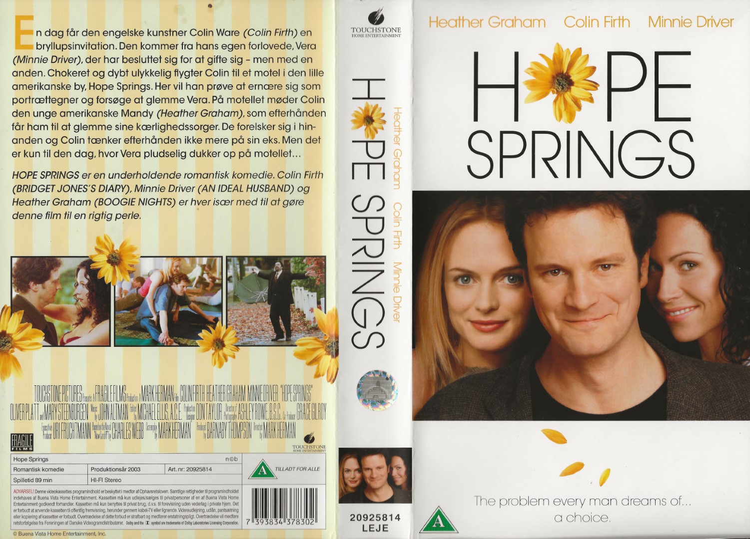 Hope Springs  VHS Buena Vista Home Entertainment 2003