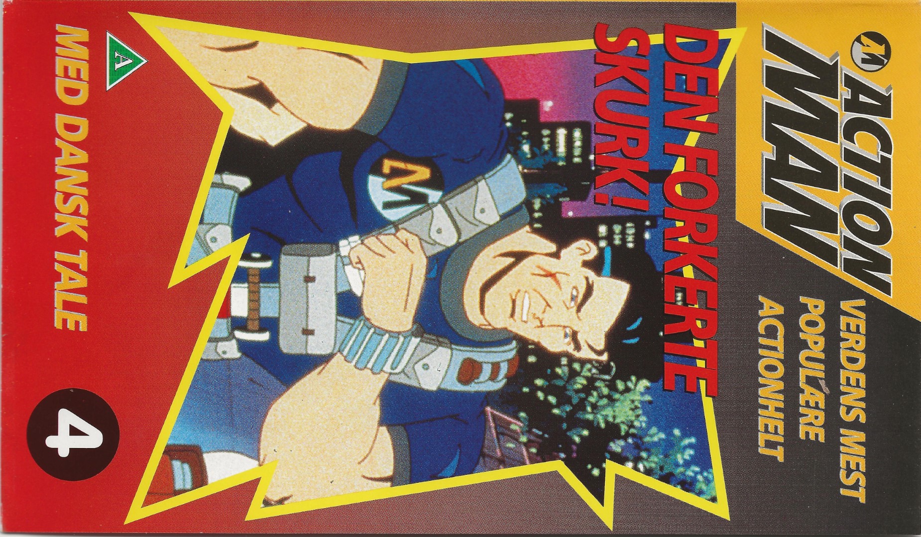 Action Man (4) - Den forkerte skurk  VHS TMG A/S 1995