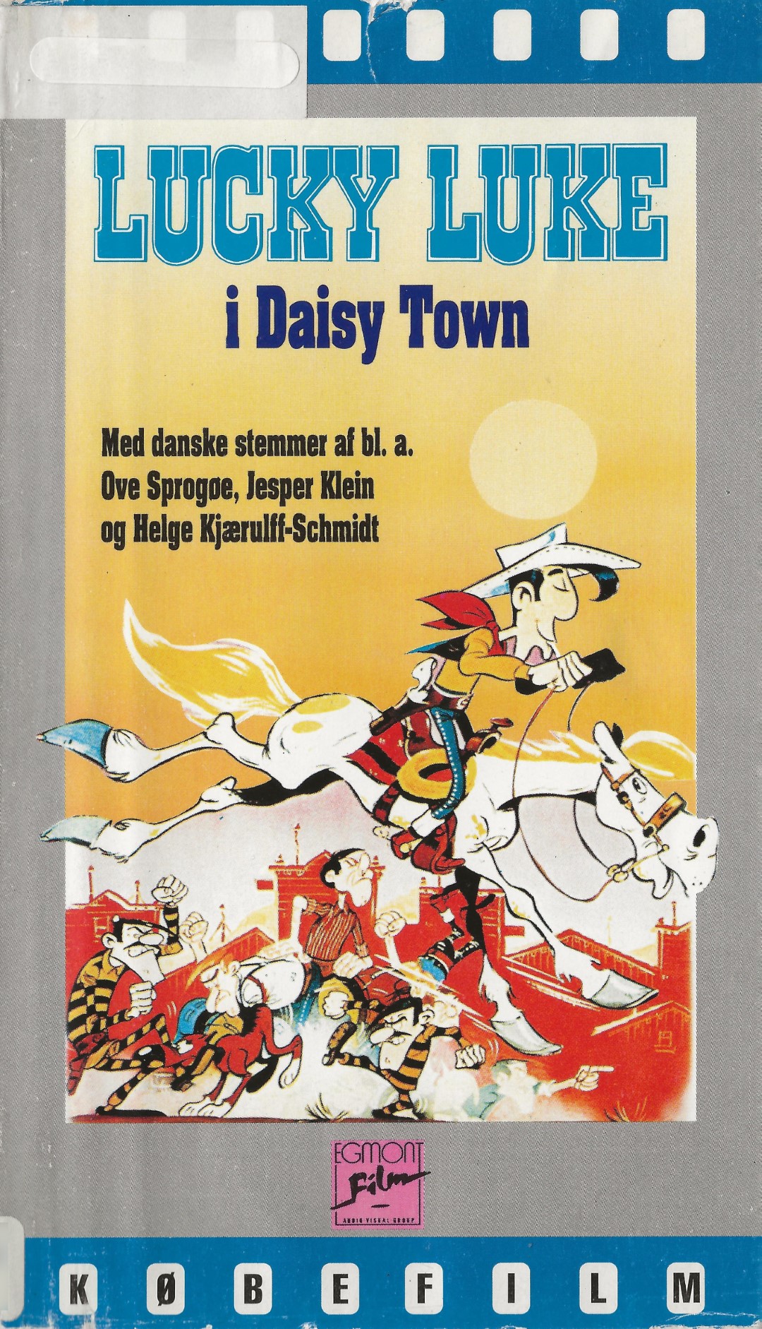 Lucky Luke i Daisy Town <p>Org.titel: Lucky Luke: Daisy Town</p> VHS Egmont Film 1982