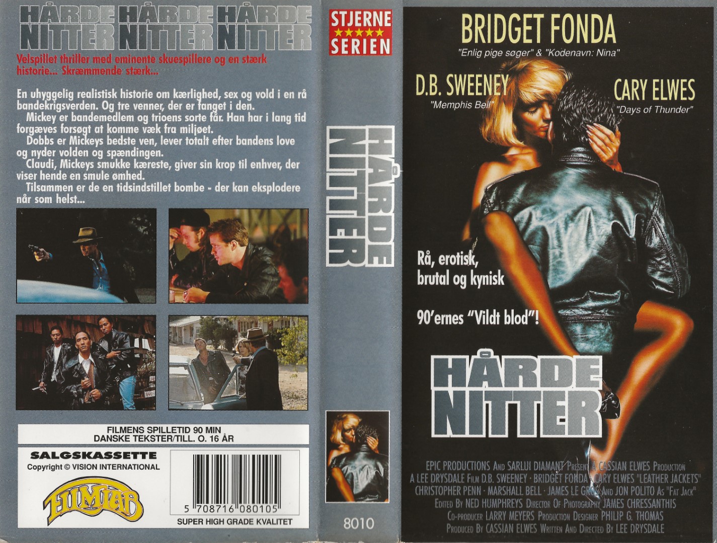 Hårde nitter <p>Org.titel: Leather Jackets</p> VHS Filmlab 1991