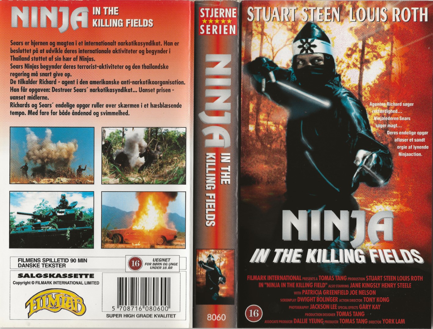 Ninja in the Killing Fields <p>Org.titel: Ninja in the Killing Field</p> VHS Filmlab 1984