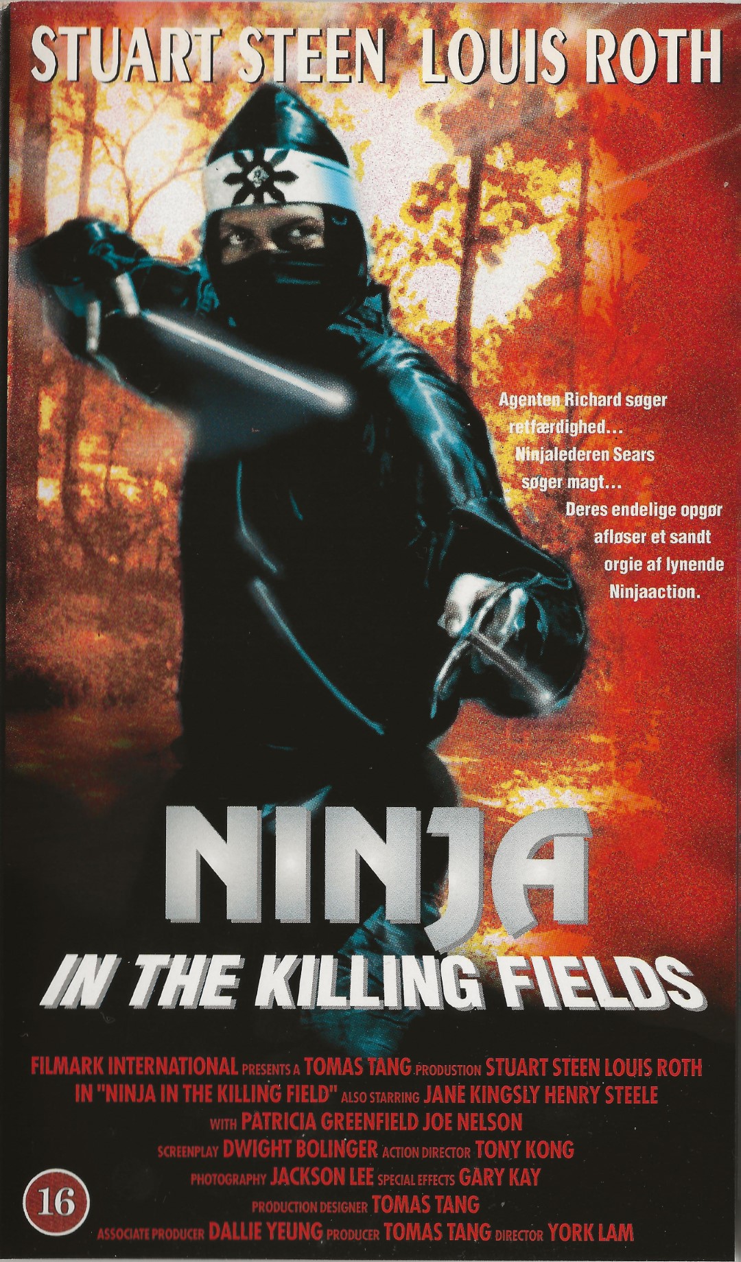 Ninja in the Killing Fields <p>Org.titel: Ninja in the Killing Field</p> VHS Filmlab 1984
