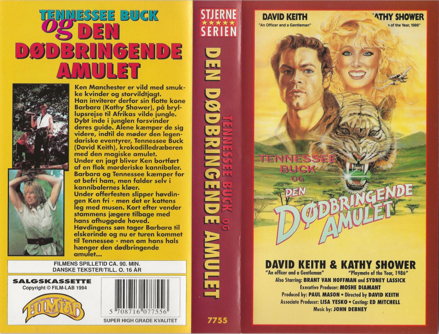 Tennessee Buck og den dødbringende amulet <p>Org.titel: The Further Adventures of Tennessee Buck</p> VHS Filmlab 1994