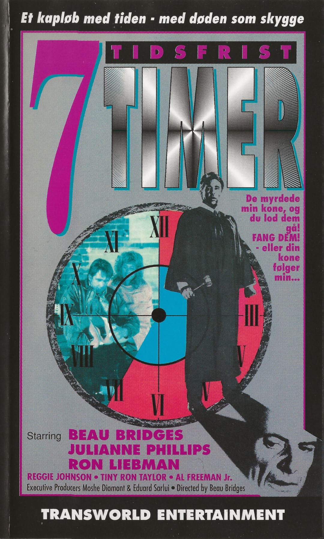 Tidsfrist: 7 timer <p>Org.titel: Seven Hours to Judgment</p> VHS Filmlab 1994