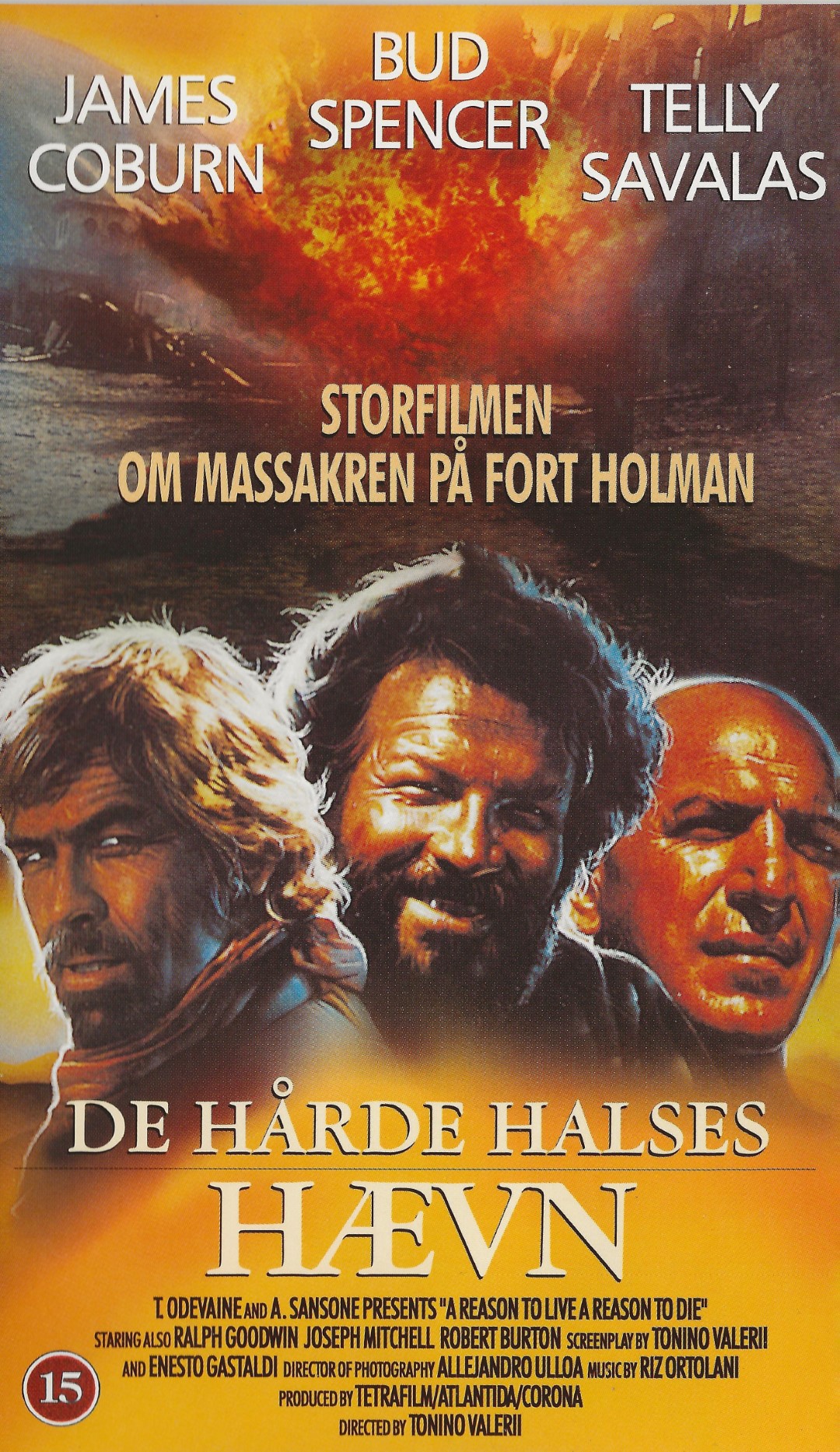 De hårde halses hævn <p>Org.titel: A Reason to Live, a Reason to Die / Massacre at Fort Holman</p> VHS Filmlab 1972