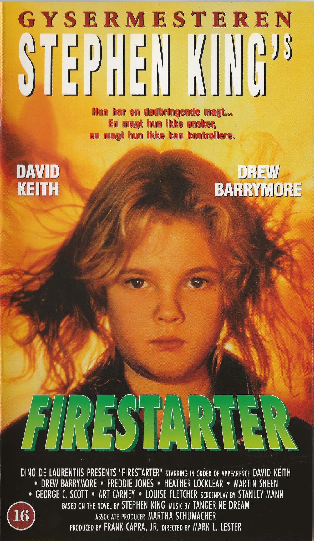 Firestarter  VHS Filmlab 1984