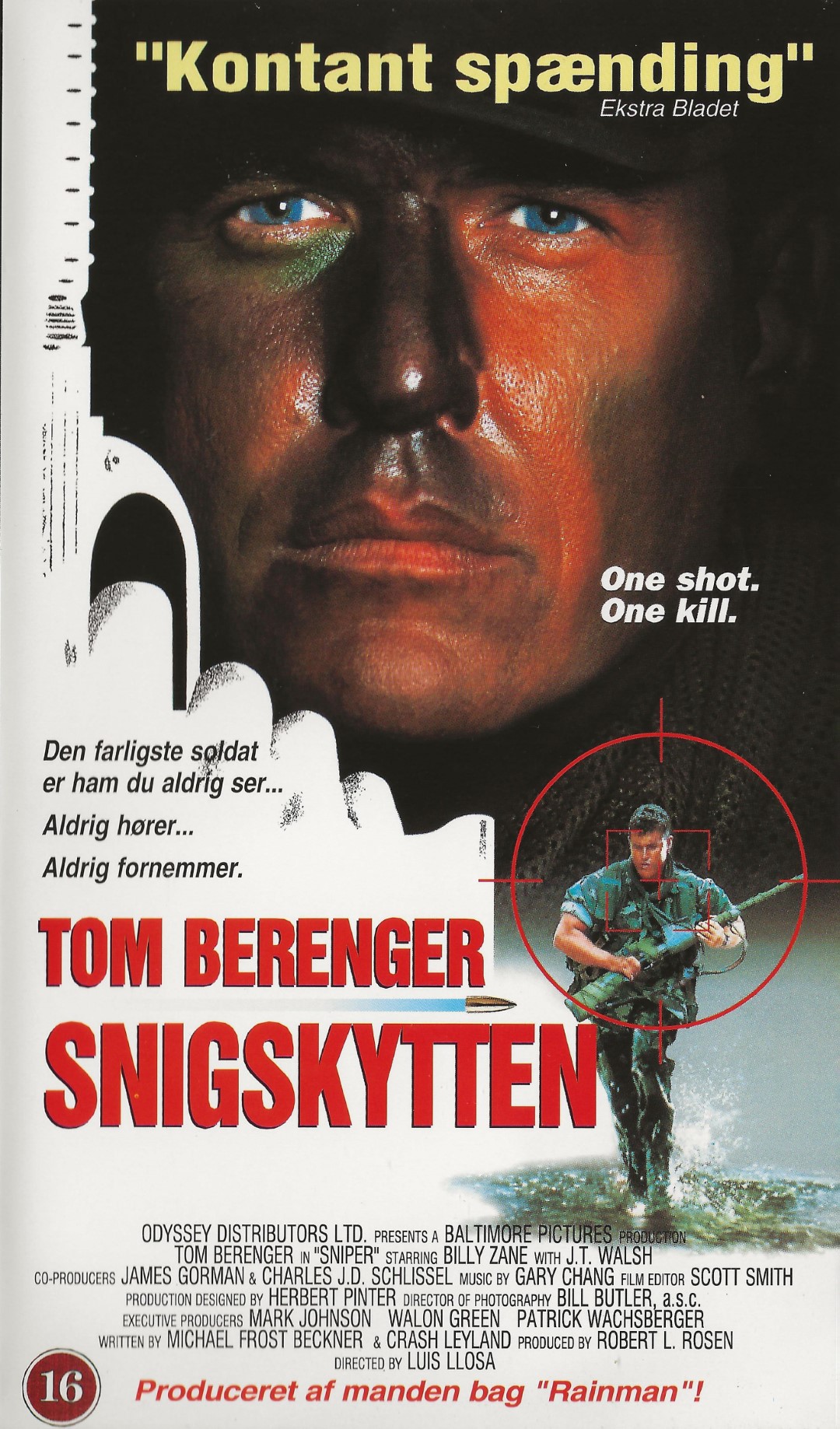 Snigskytten <p>Org.titel: Sniper</p> VHS Filmlab 1992