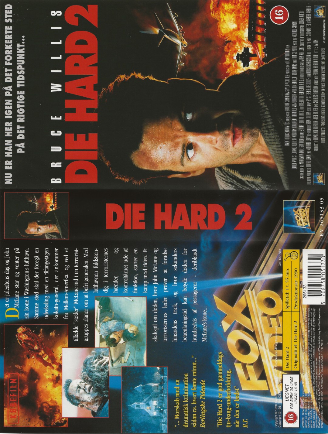 Die Hard 2  VHS Nordisk Film 1991