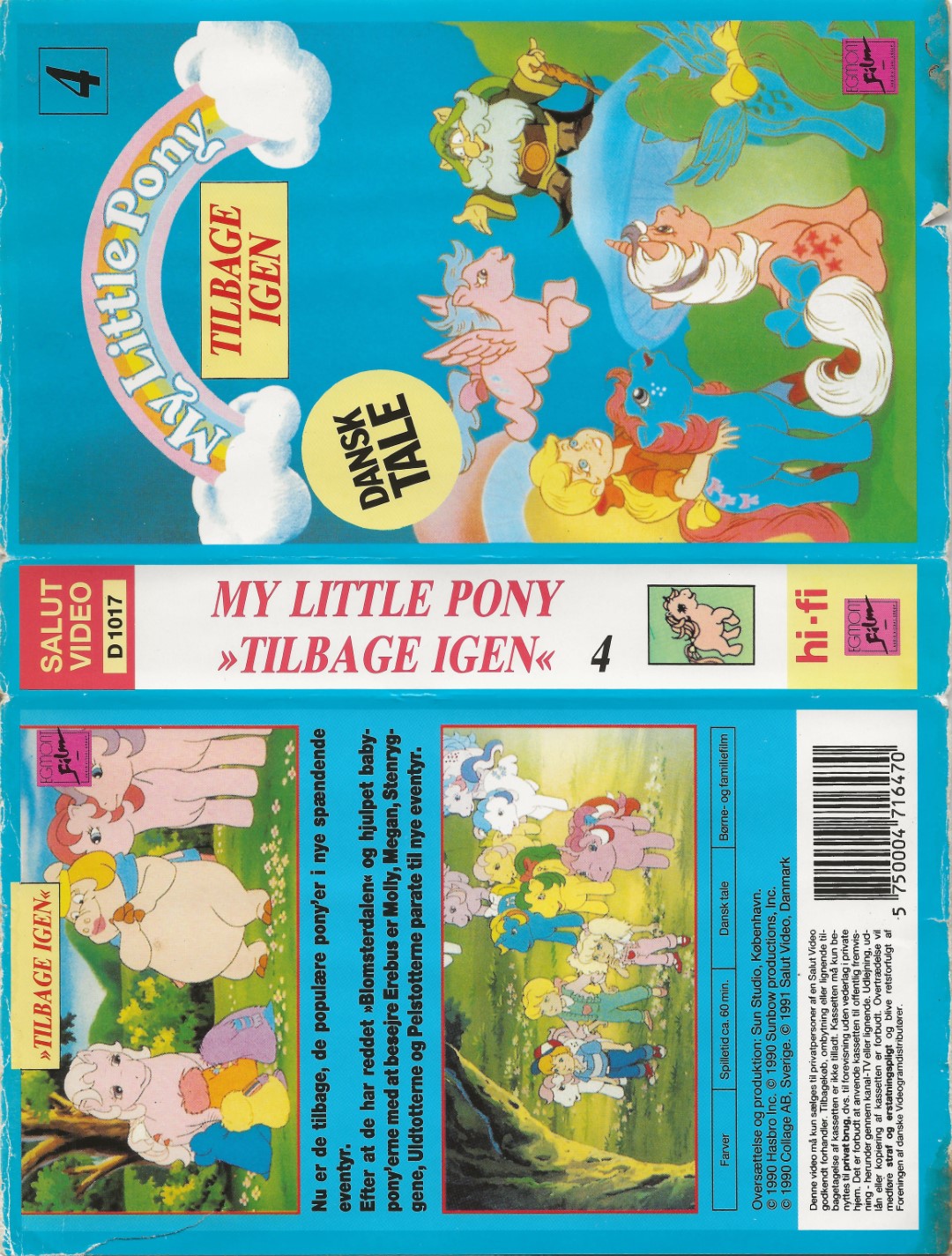 My Little Pony - Tilbage igen <p>Org.titel: My Little Pony 'n Friends</p> VHS Egmont Film 1991