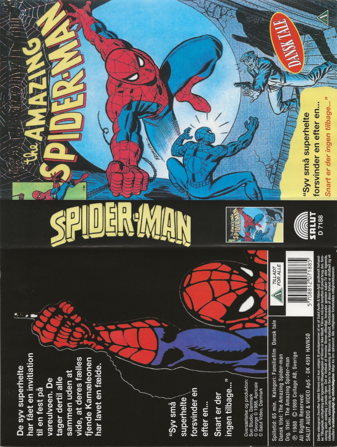 The Amazing Spider-Man  VHS Salut 1998