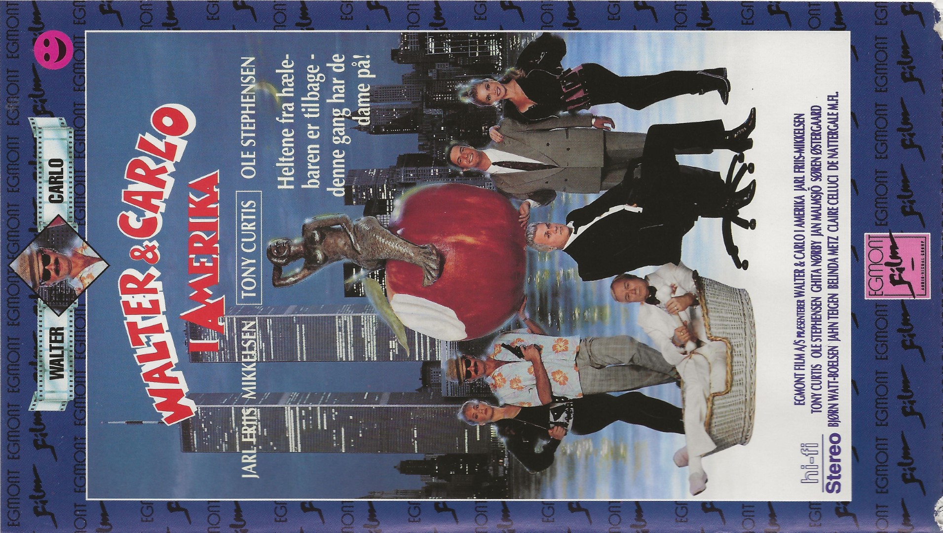 Walter og Carlo (3) - Walter og Carlo i Amerika  VHS Egmont Film 1989