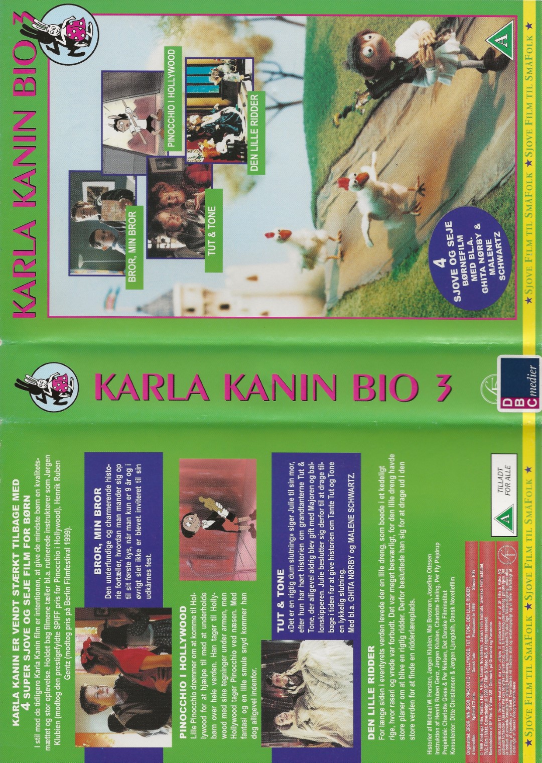 Karla Kanin Bio 3  VHS SF Film A/S 1999