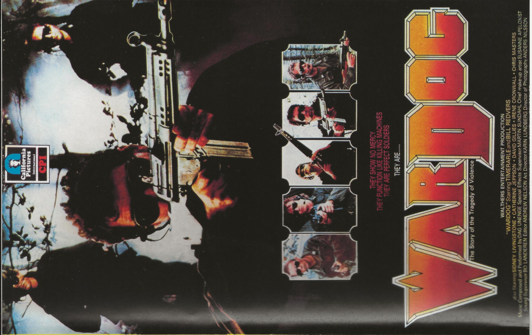 War Dog  VHS Filmlab 1987