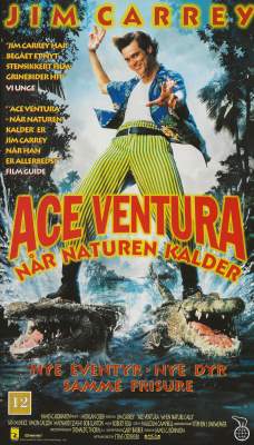 Ace Ventura - Når naturen kalder VHS Nordisk Film 1995