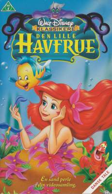 Den lille havfrue VHS Disney 1990