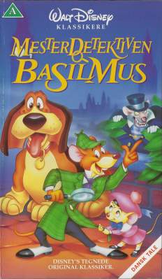 Mesterdetektiven Basil Mus VHS Disney 0