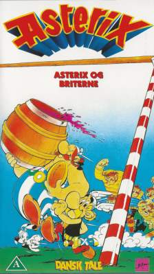 Asterix og briterne VHS Egmont Film 1986
