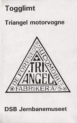 Togglimt  - Triangel motorvogne  VHS Dansk Jernbanemuseum 0